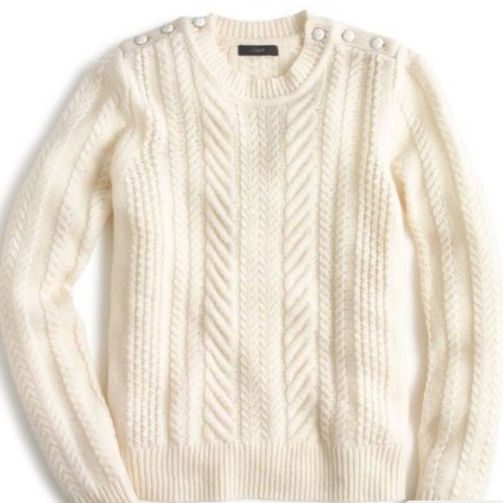 J.Crew Cable Knit Sweater